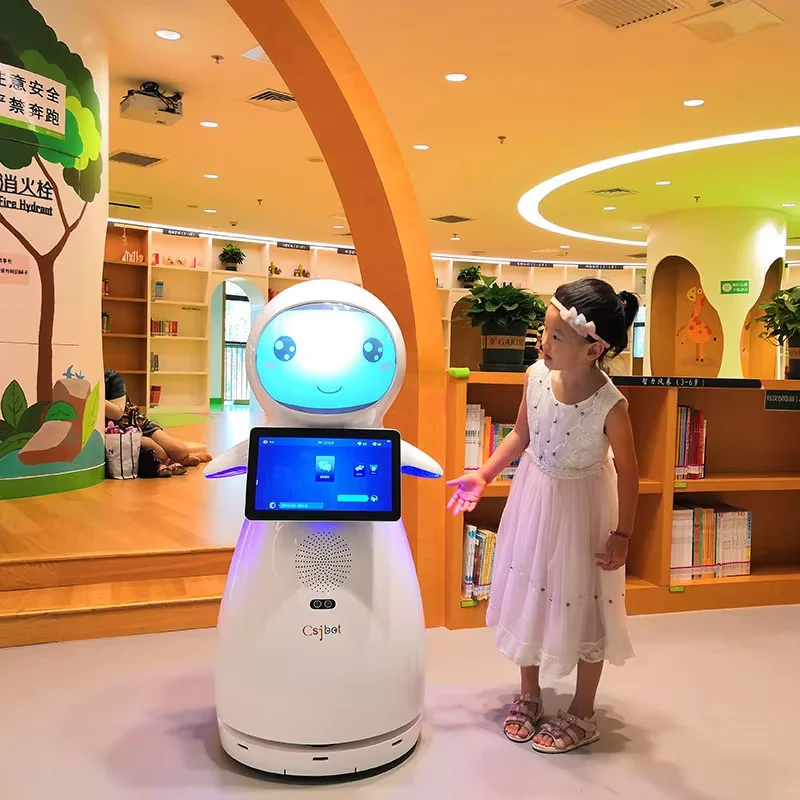 factory price school library dance singing walk speak  lead automatic charging slam navigation greeting welcome reception robots