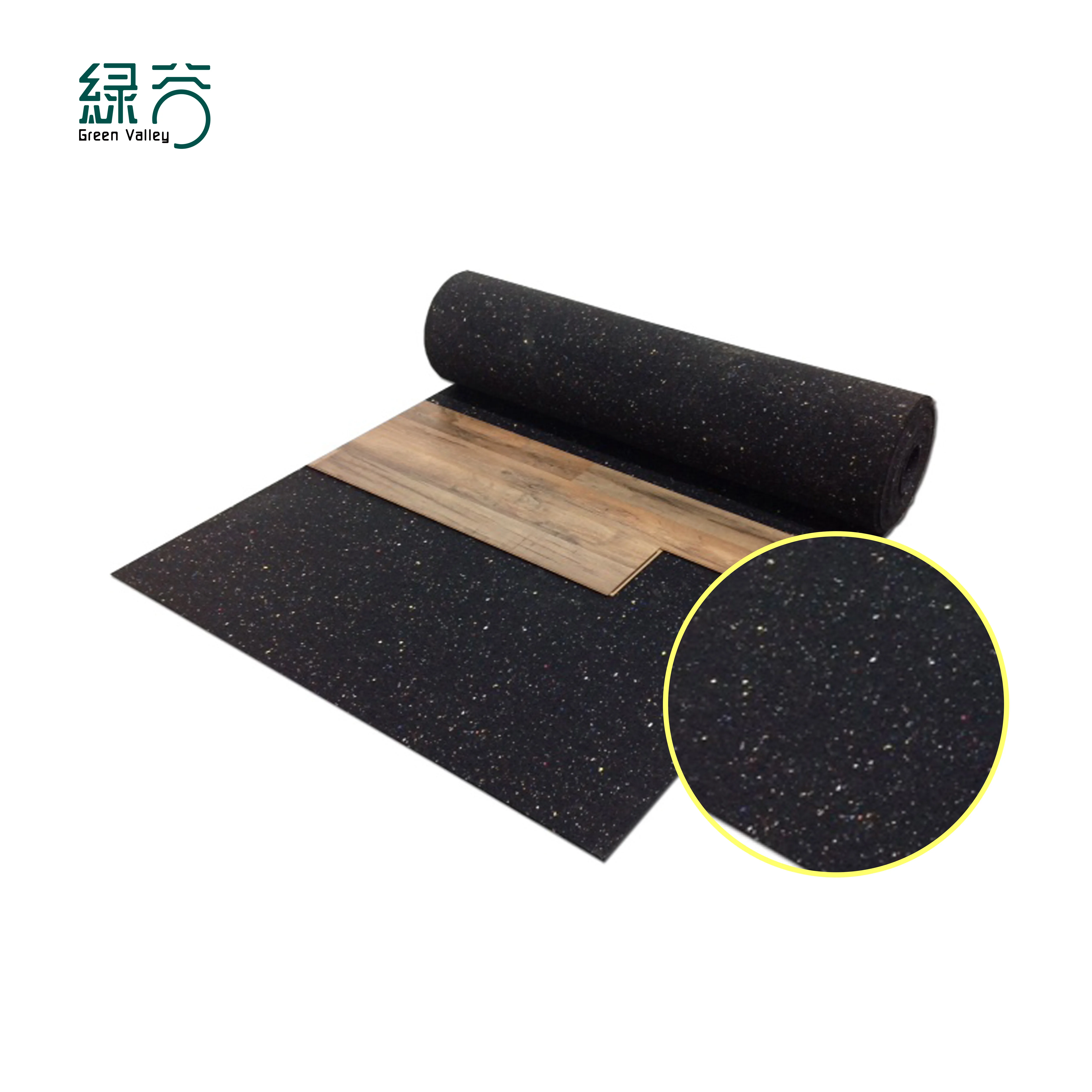 
3 12mm Thickness Noise Insulation Mat Vibration Absorber Underlay sound absorbing mat 