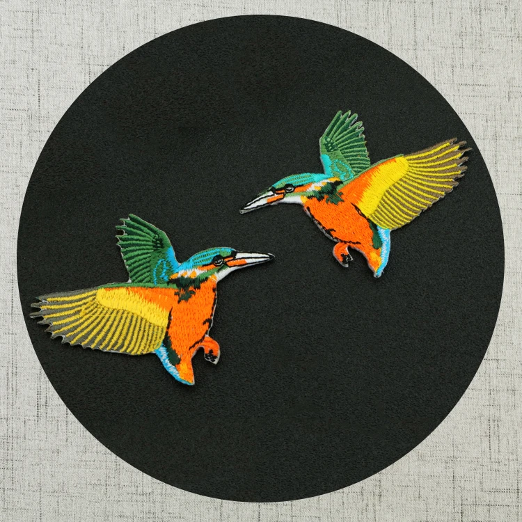 Factory Direct Bird series Embroidered Patch Good-looking Patches For  jackets Applique Custom Patches badge