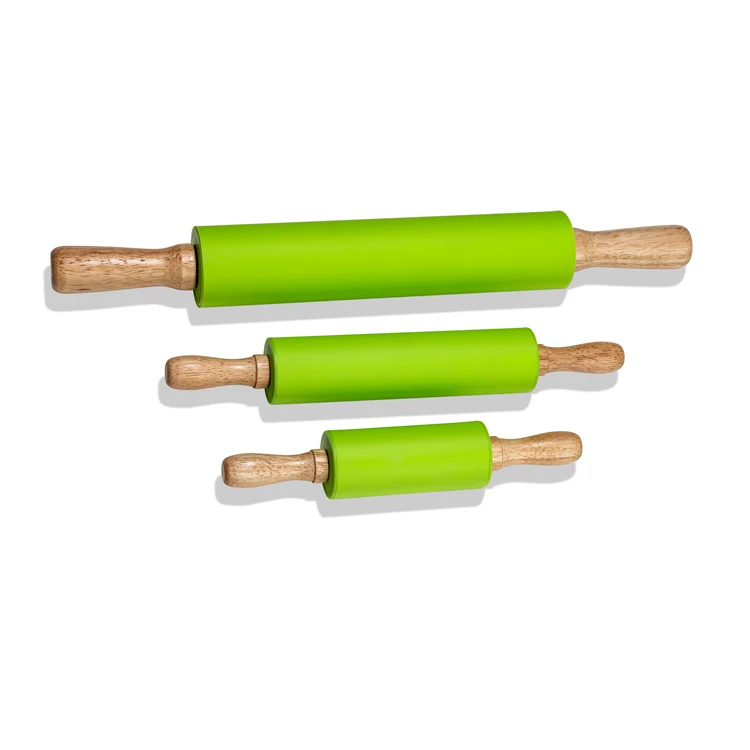 Hot Selling 4 Size Rolling Pin Set Mini Medium Large Sizes Silicone  Rolling Pins & Pastry Boards