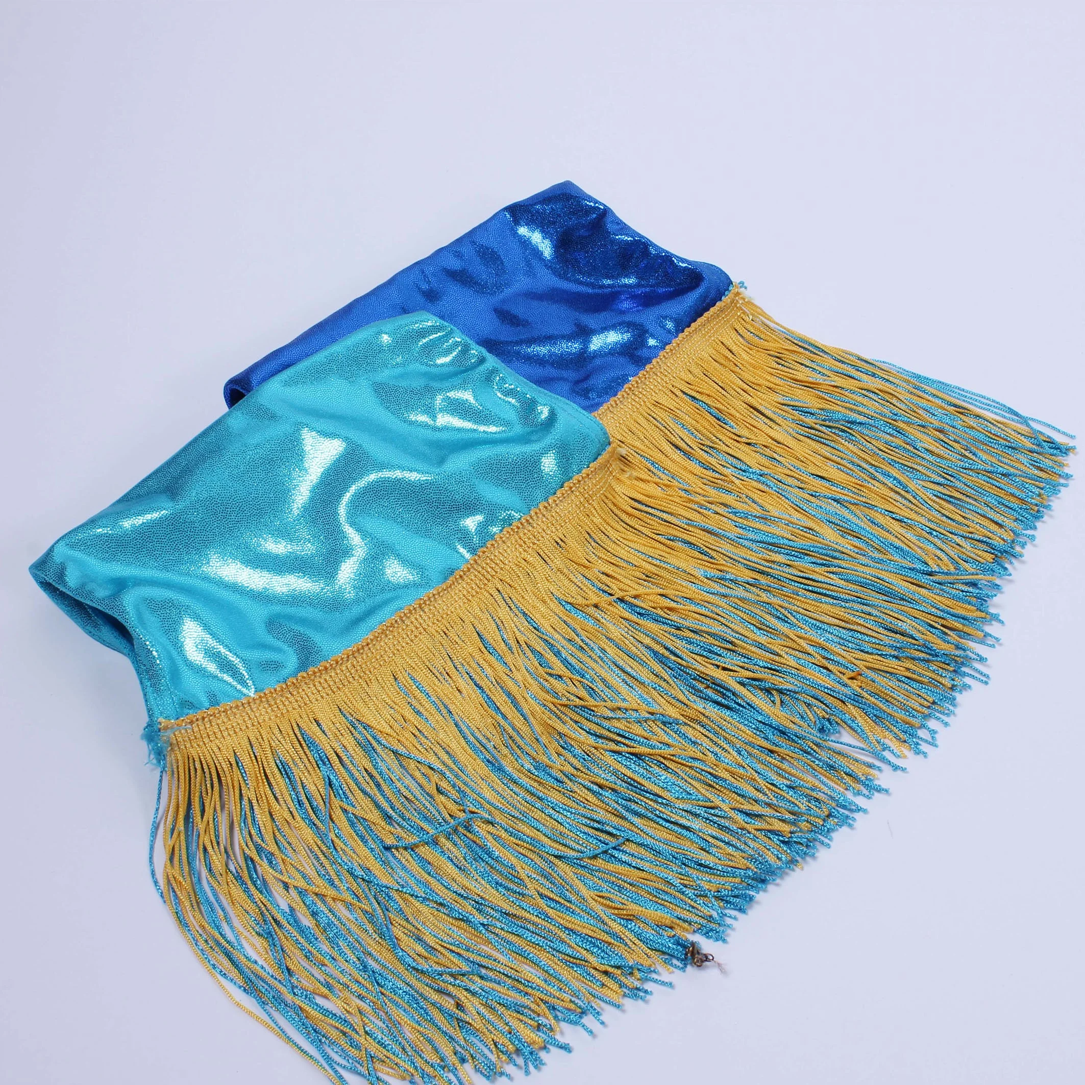 shiny foil dance leotard adult child latin sequin dance costume lovely tassel stage performance jazz dance wear