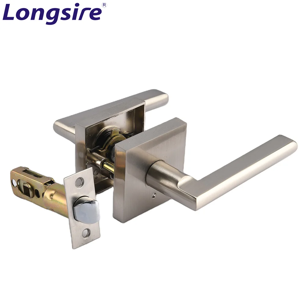 Safety Door Handle Locks Bedroom Door Lock Hardware Privacy Lever Handle Set for Home Bedroom