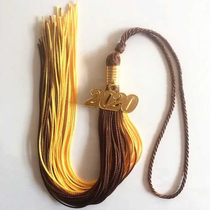 Hot Selling High Quality Multiple Colors Graduation Cap Fringe Polyester Tassel Fabric