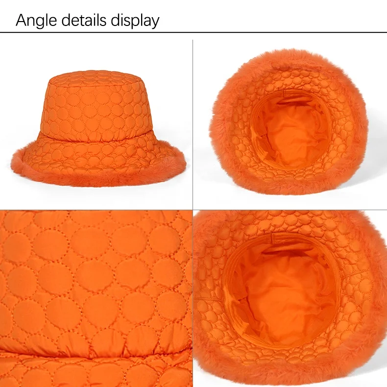 solid color custom logo suede soft plush toy Beach Sun Hat Packable foldable Fisherman Cap