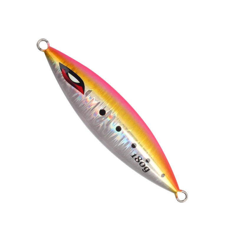 WM013J Luminous/UV Swim Jig 1.4oz-35.3oz Deep Sea Fishing Jig Simulation Eyes Fishing Jigging Lure