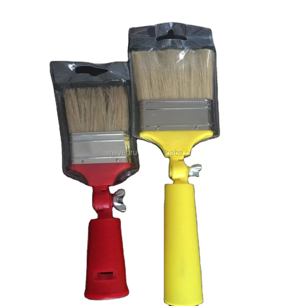 Professional DIY Paint Brush with Adjustable Plastic Handle and Bristle for Art Painting and Cleaning OEM Supported