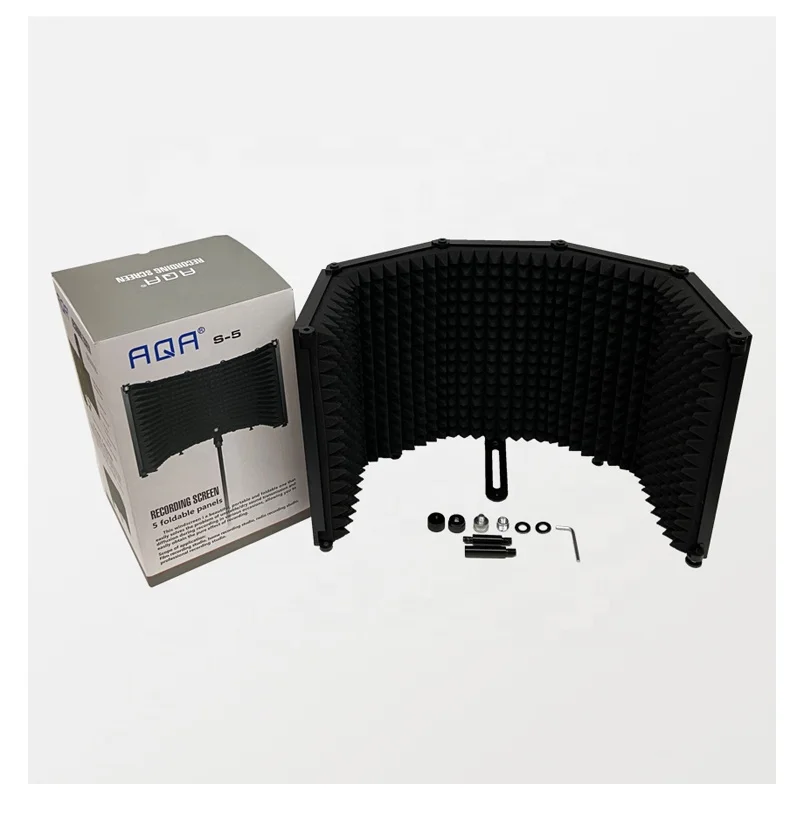 New Mic Shield Acoustic stand Factory Price Microphone isolation shield microphone  p-op-filter