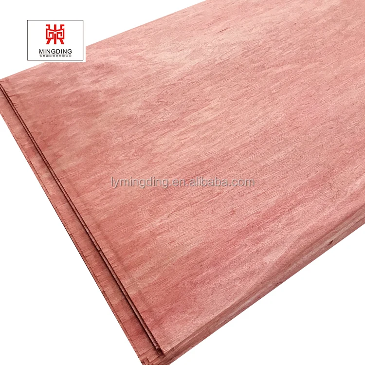 1220*2440 mm bintangor face veneer from China ice candy veneer 0.25 mm thick
