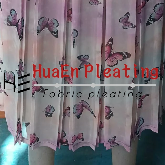 HuaEn Pleating plise plisket Plissage plisowanie Nida fabric pleating machine