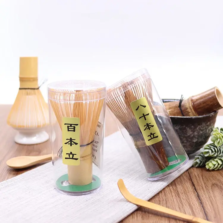 
Hensin kitchen eco-friendly handmade durable matcha tea chasen matcha bamboo whisk for travel 