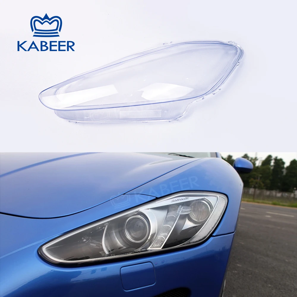 Headlight Transparent Lens Cover for Maserati GT Headlight Lamp Light Cover