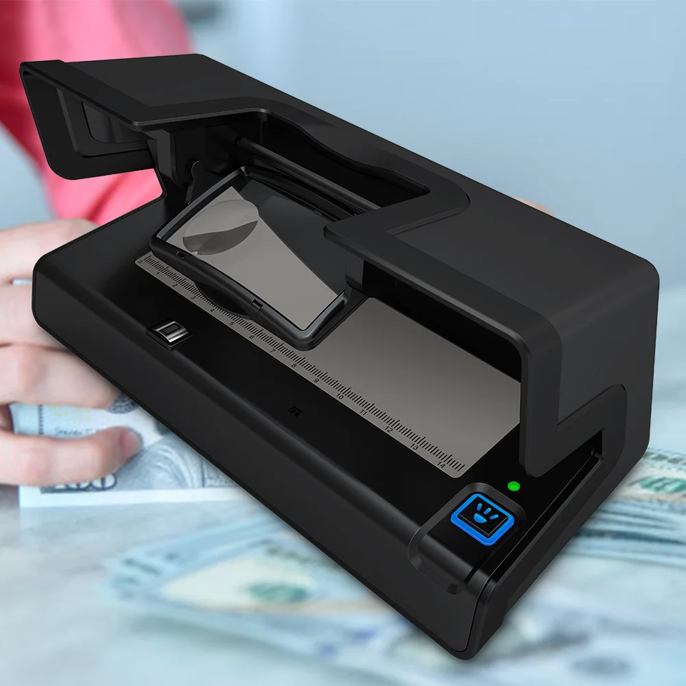 V13 детектор денег с увеличенным объективом UV,MG и WM для обнаружения глобальной валюты, детектор денег, банкноты, скрытый детектор денег