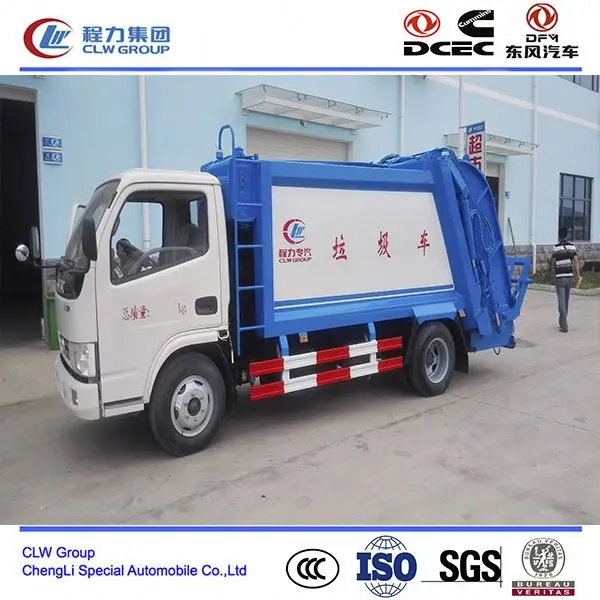 dongfeng 6 ton compressure garbage truck
