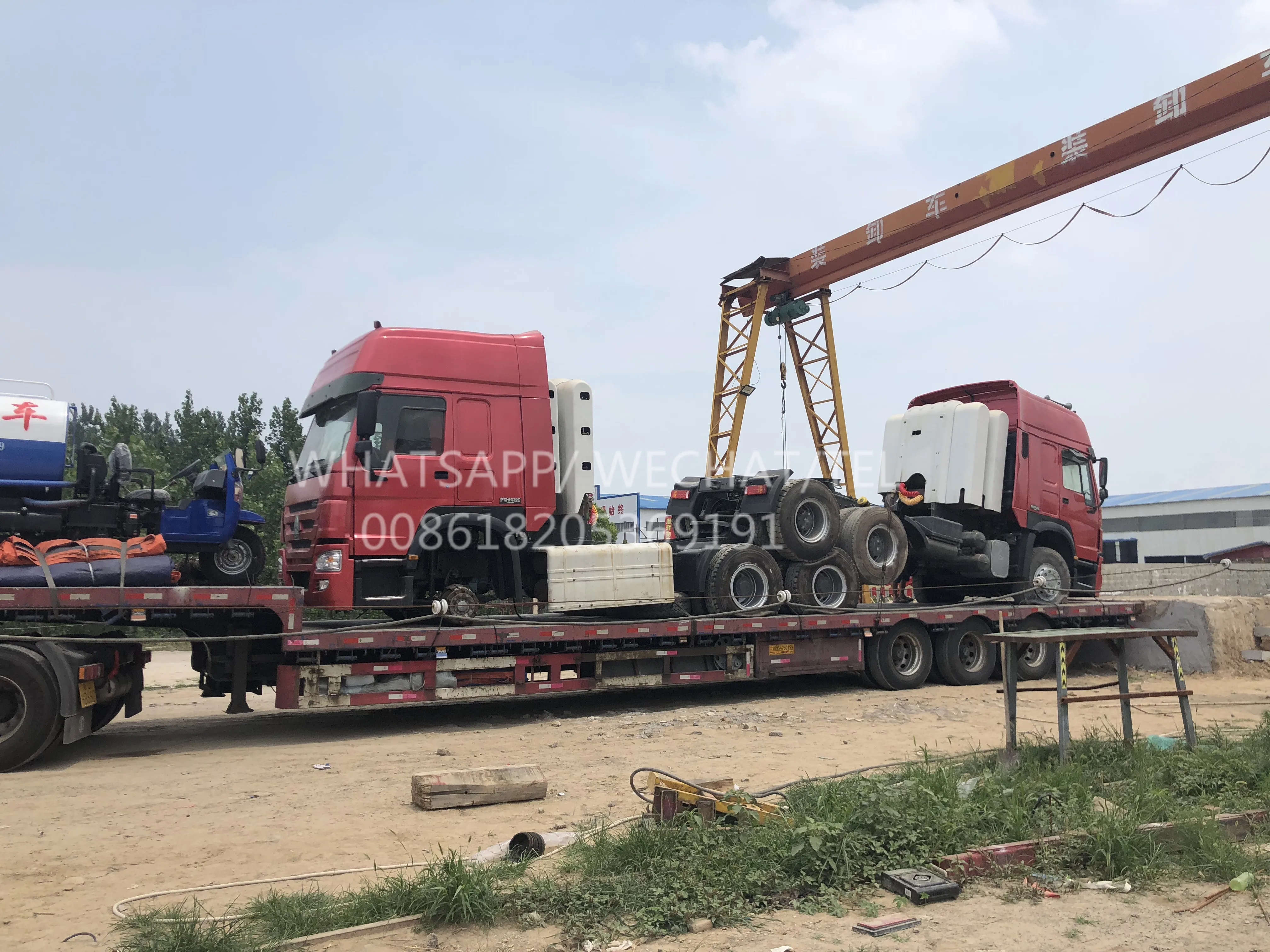 High quality Direct selling CNG used howo t7 375hp sinotruck howo used  head tractor truck