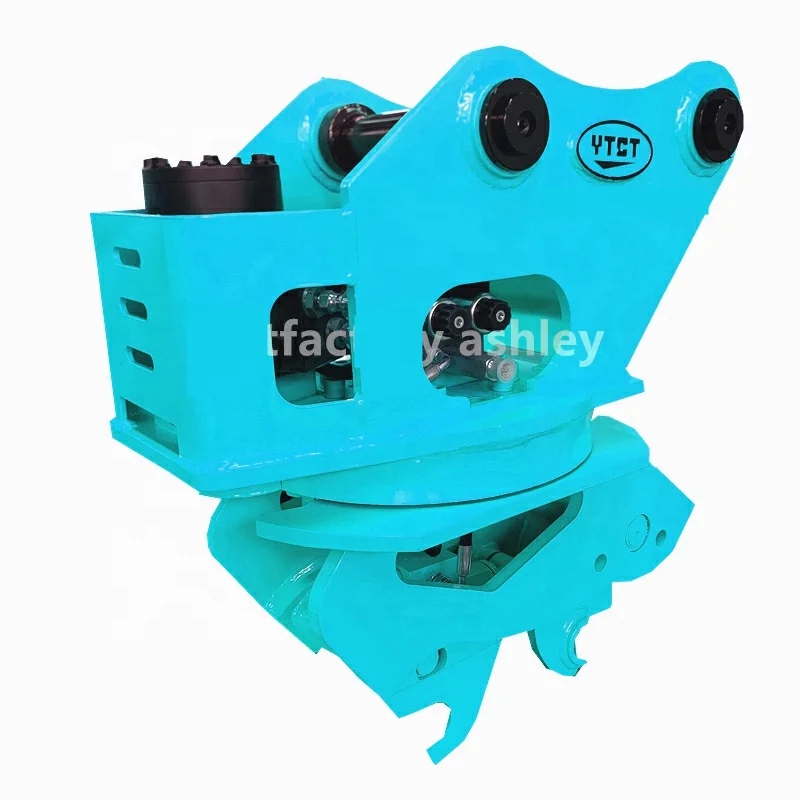 YTCT  360 degree Excavator Rotary Hitch Hydraulic Rotating Tilting Quick Coupler