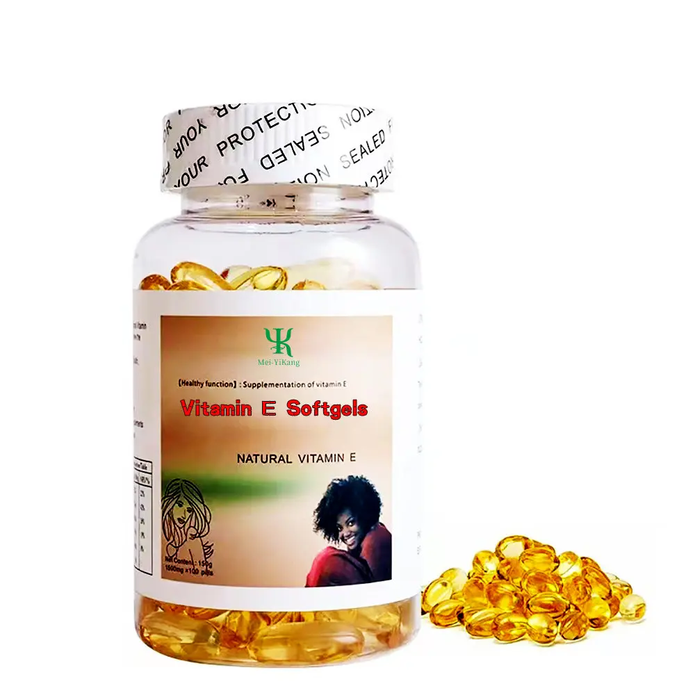 Custom Vitamin E softgels natural formula healthy body Multivitamin and Mineral Softge Energy Dietary Supplements