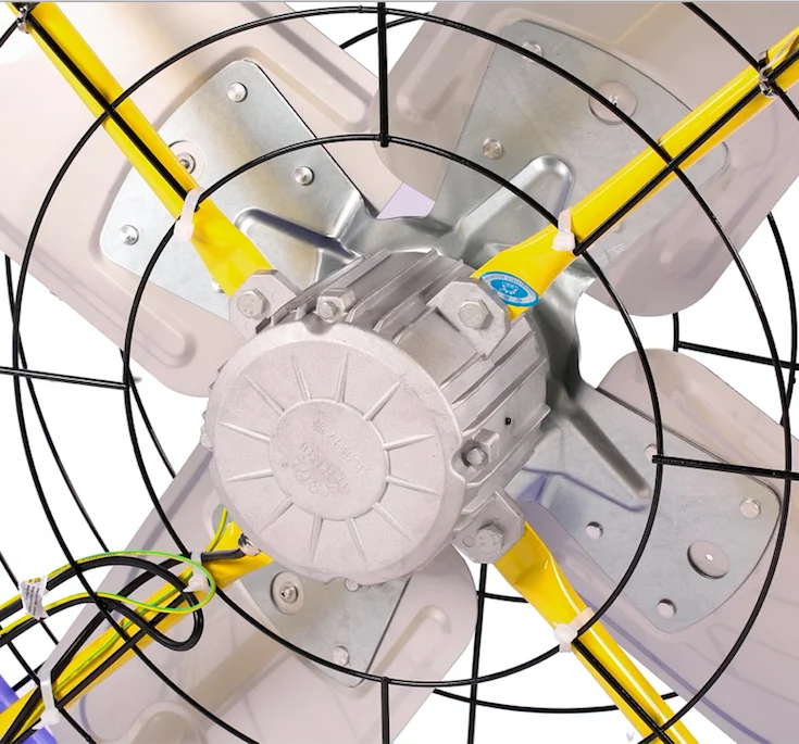 Dairy Farm Cooling Fan with Stainless Steel blades for calf and cattle in ranch