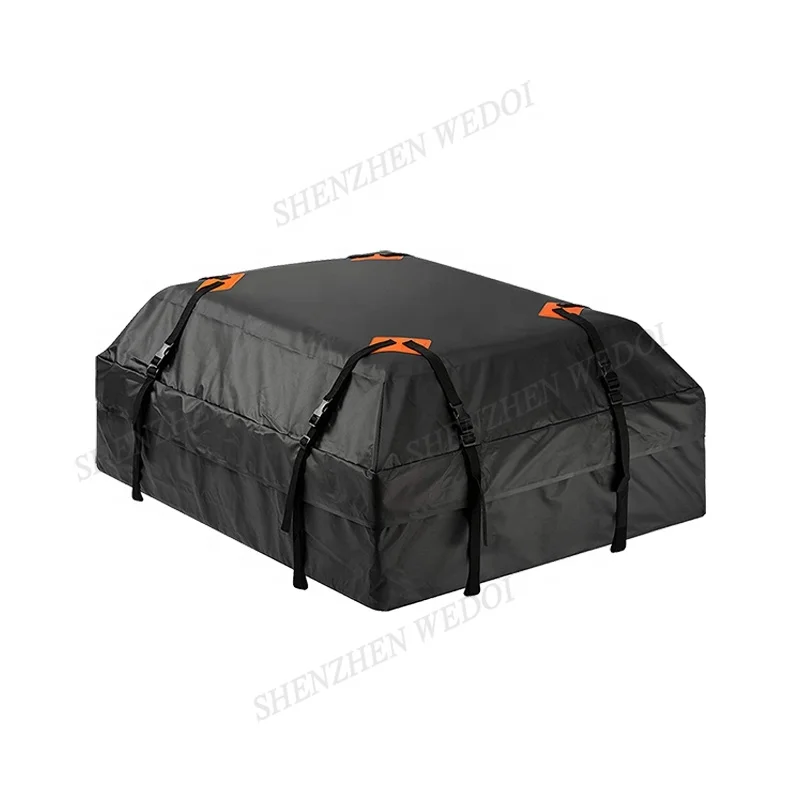 Car Rooftop Cargo Carrier Bag 15 Cubic Foot Car Rooftop Cargo Carrier Bag Outdoor Camping Roof Storage Bag For All Cars