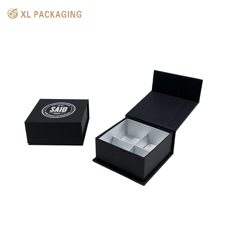Chocolate packaging book shape special paper Box Luxury food grade insert for Cookie Candy gifts Boxes with magnet