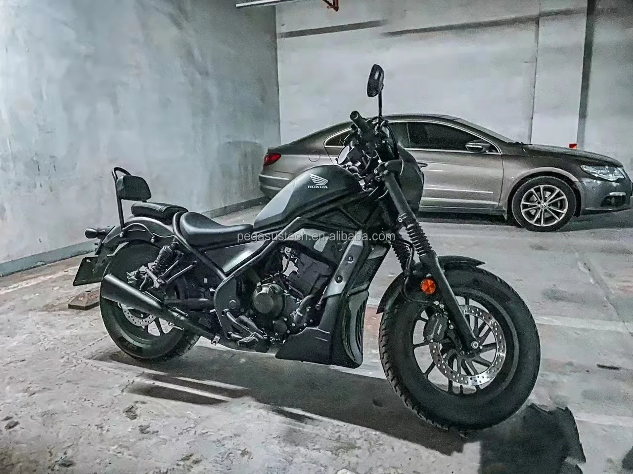 Front Lower Belly Pan Radiator Cover Chin Fairing Spoiler For Honda Rebel CMX 300 500 CMX300 CMX500 2017 Up Custom Parts