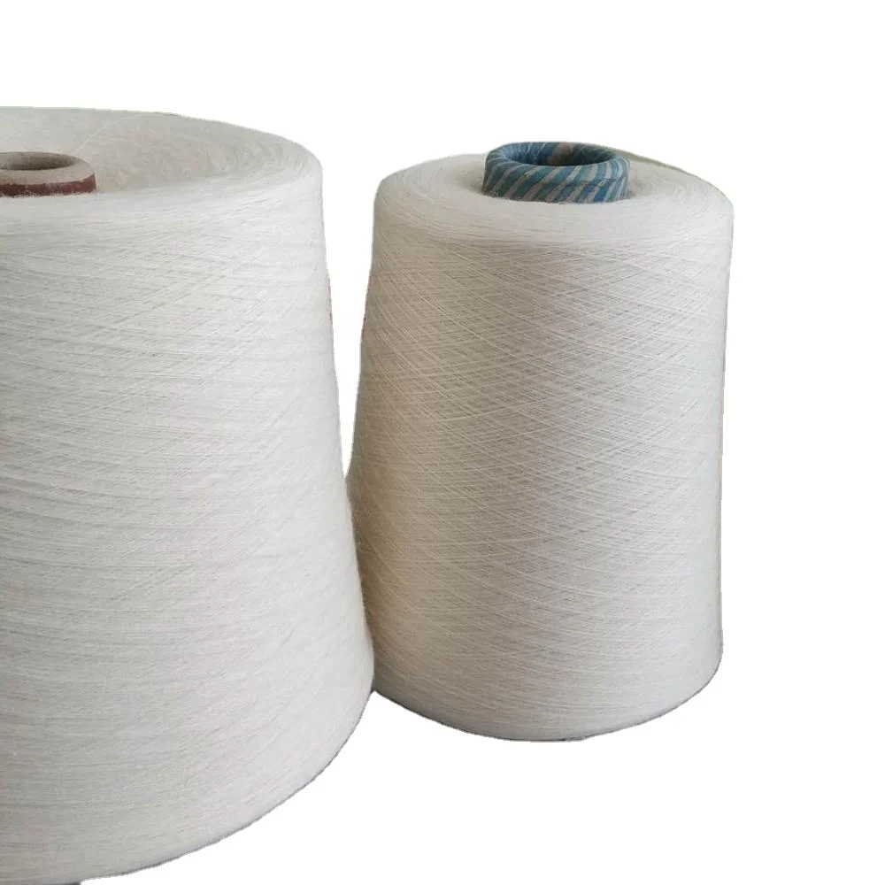Wholesale! Super White and Bleached 100% Wool Yarn for Knitting Weaving