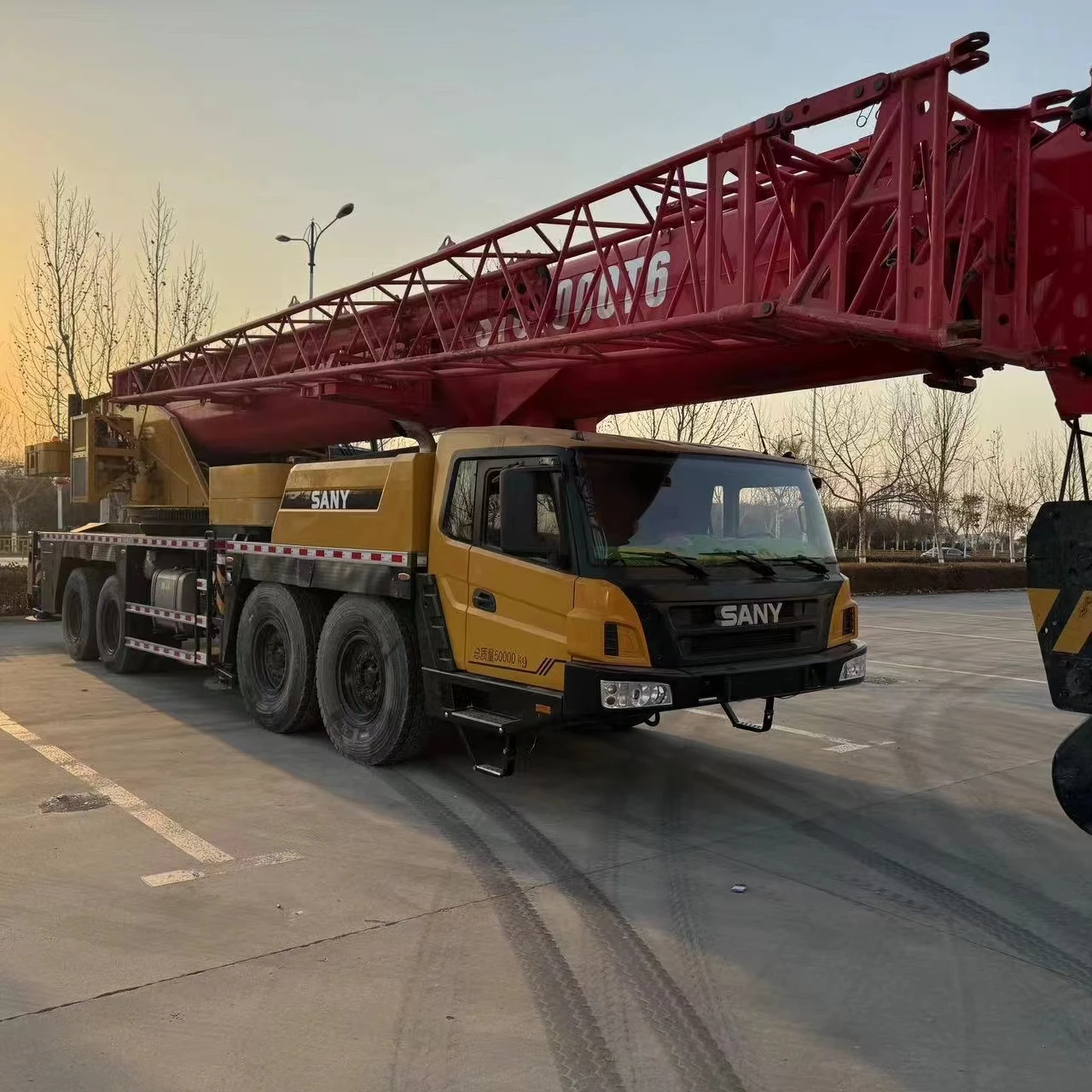 Sany QY80KD 80Ton гидравлический мобильный автокран с высотой подъема 58 1 м