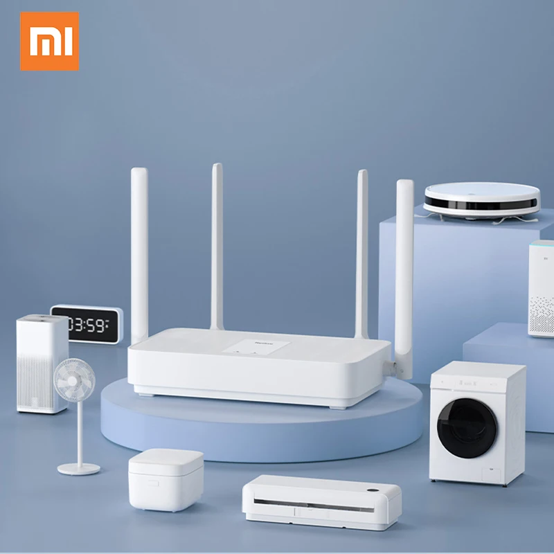 
Xiaomi Mi Router AX1800 Wifi6 4Core A53 CPU 2.4 G/5 GHz Gigabit High Gain Smart Wireless Access Control Mi Router AX1800 