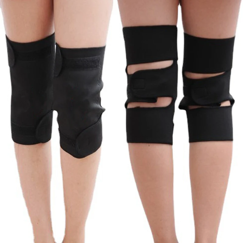 Adjustable Neoprene Sport Knee Brace Soft Sports Safety Knee Support with Magnetic Therapy for Basketball Gym Skiing Knee Pads