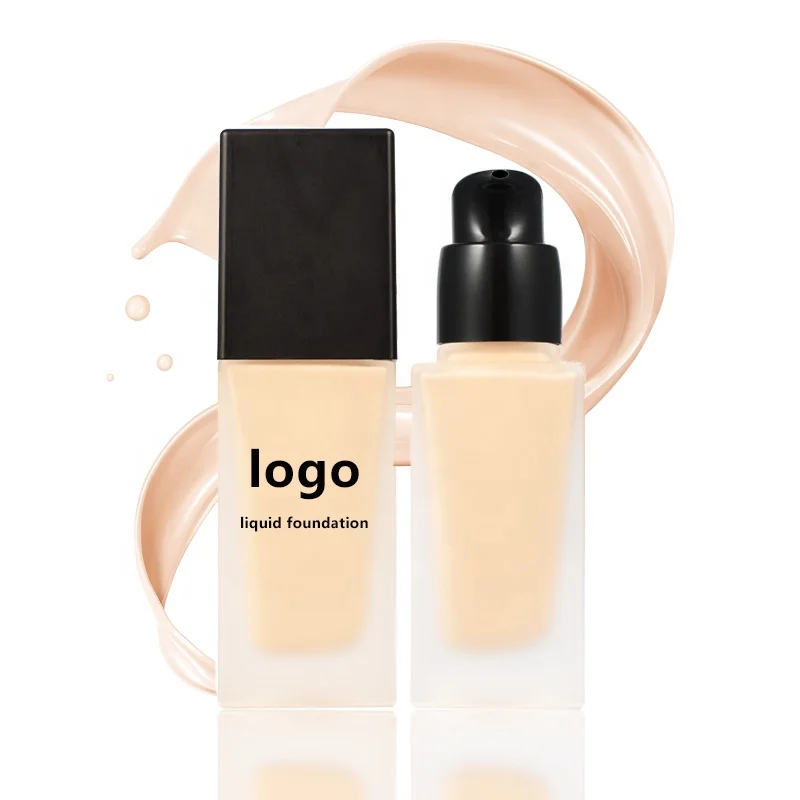 Private Label Cosmetic Liquid Foundation Moisturizing Concealer Makeup Liquid Foundation