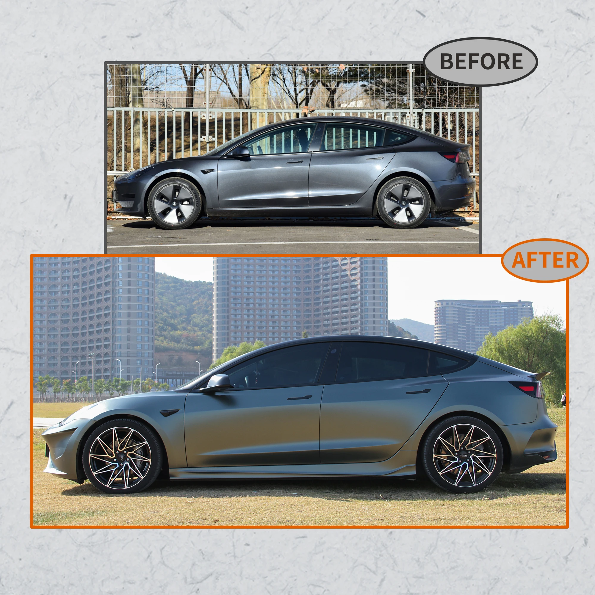 4*4 car accessories tesla model 3 accessories 2022 body kit