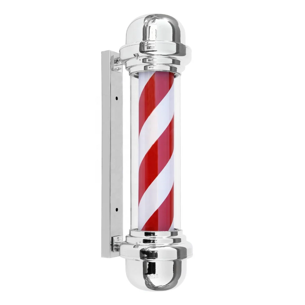 M315  High quality  barber shop sign LED light barber pole ABS