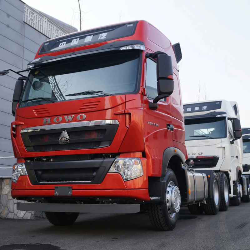 Тягач HOWO 6X4 10 колёс Sinotruk 371-420HP Euro2/3 Prime Mover Подержанный A7 NX T7h тягач