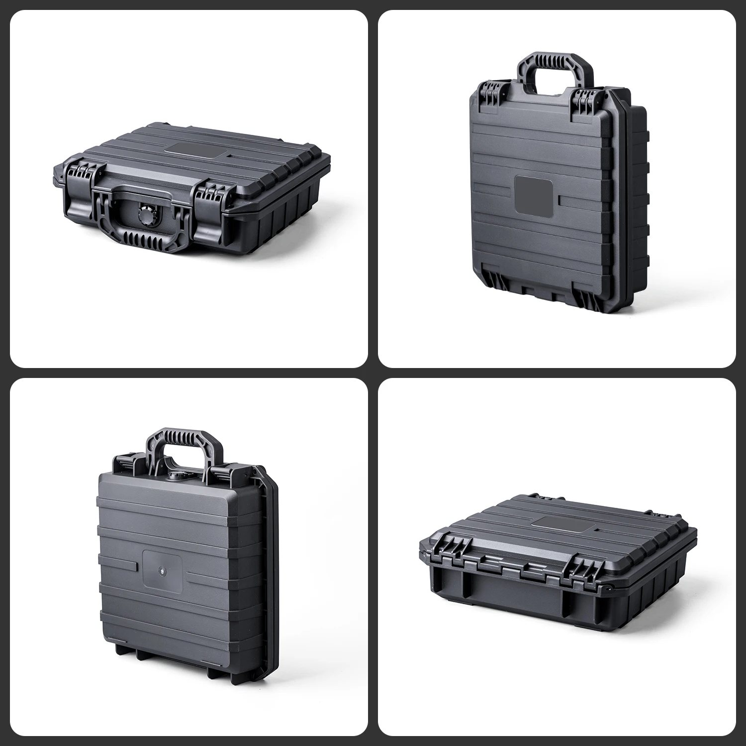 282609E Factory Universal Waterproof Hard Case Empty for Electronics and Tools, Interior Size 28.4x26.3x8.7cm