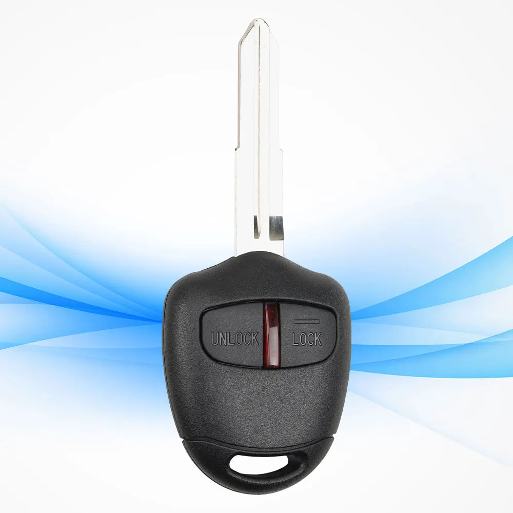 MS 2 Buttons Factory Remote Control Car Key For Mitsubishi 315MHZ ID46 Chip Auto Vehicle Fob With MIT11 Uncut Blank Blade