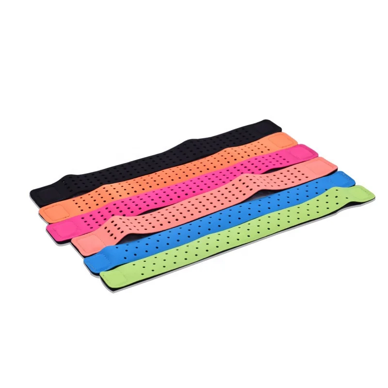 Colorful Elastic  Armband Strap Waterproof High Adhesive Hook and Loop Chest Belt for Sport Heart Rate Monitor