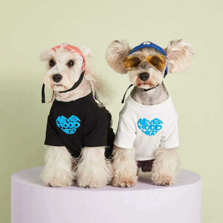 Summer dog clothes cloud print S M L XL XXL dog tshirt pet cotton