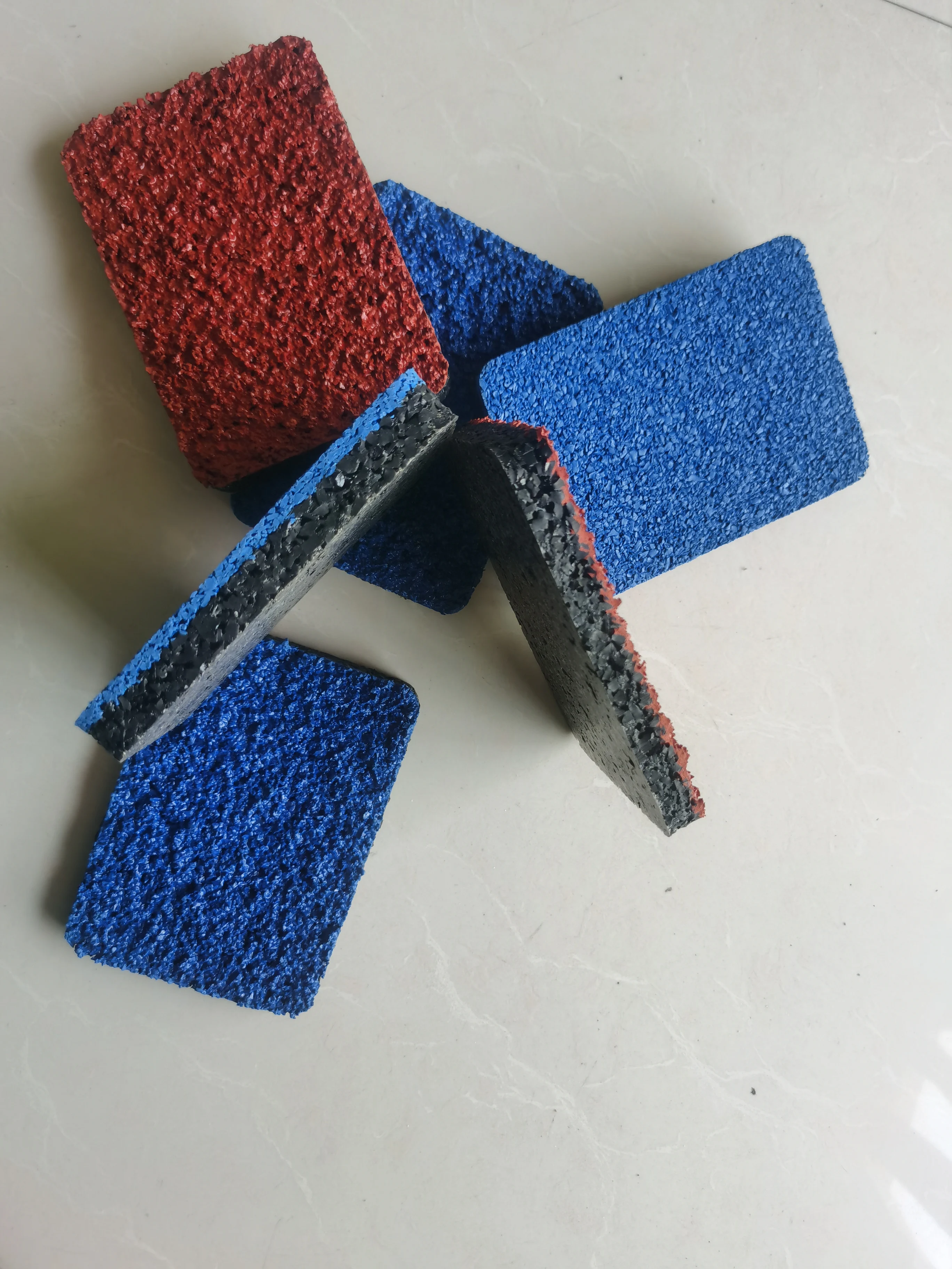 Playground outdoor rubber flooring /EPDM rubber granules /SBR crumb rubber