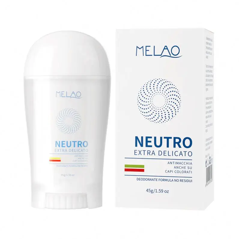 OEM/ODM MELAO Natural Antiperspirant Vegan Deodorant 24 Hour Odor Protection Fresh Fragrance Deodorant Pour Femme