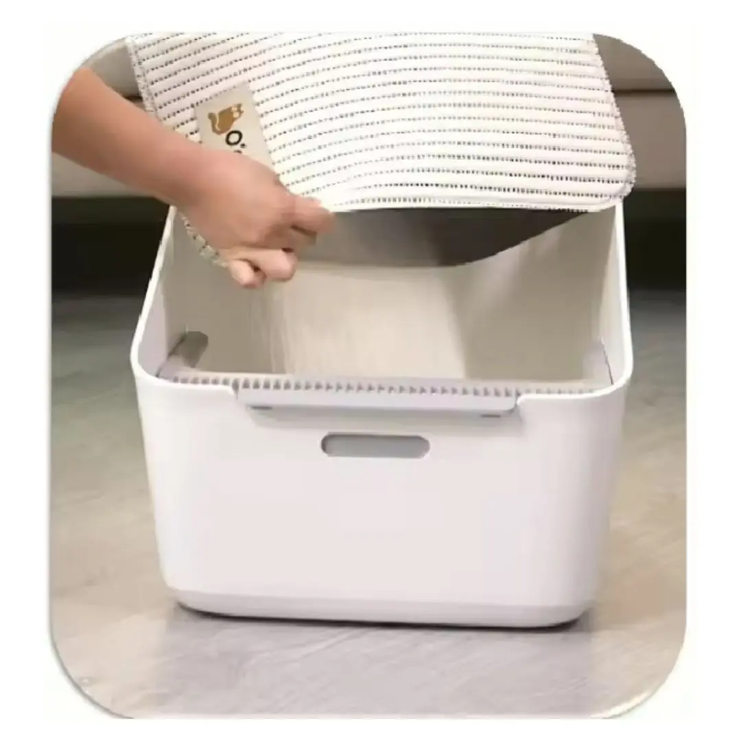 Eco-conscious kitty litter mat