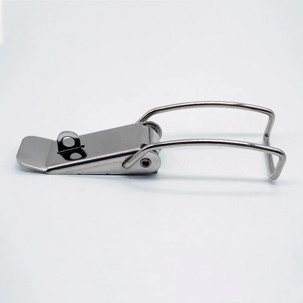 Factory directly Hook buckle SS304 Steel spring loaded Toggle Latch clamp hasp for locking cabinet box Insulation Case