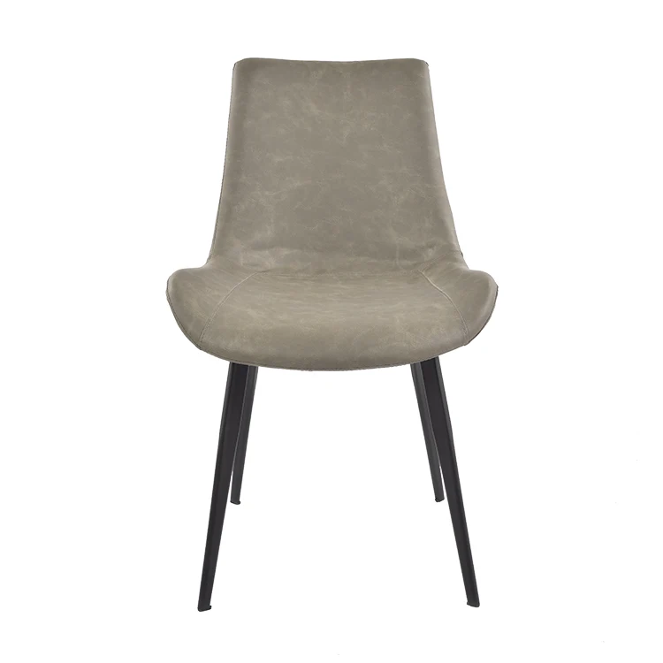 Cheap Price Designer Grey Cafe Dining Room Chair,Modern Restaurant Dining Chair With Metal Legs