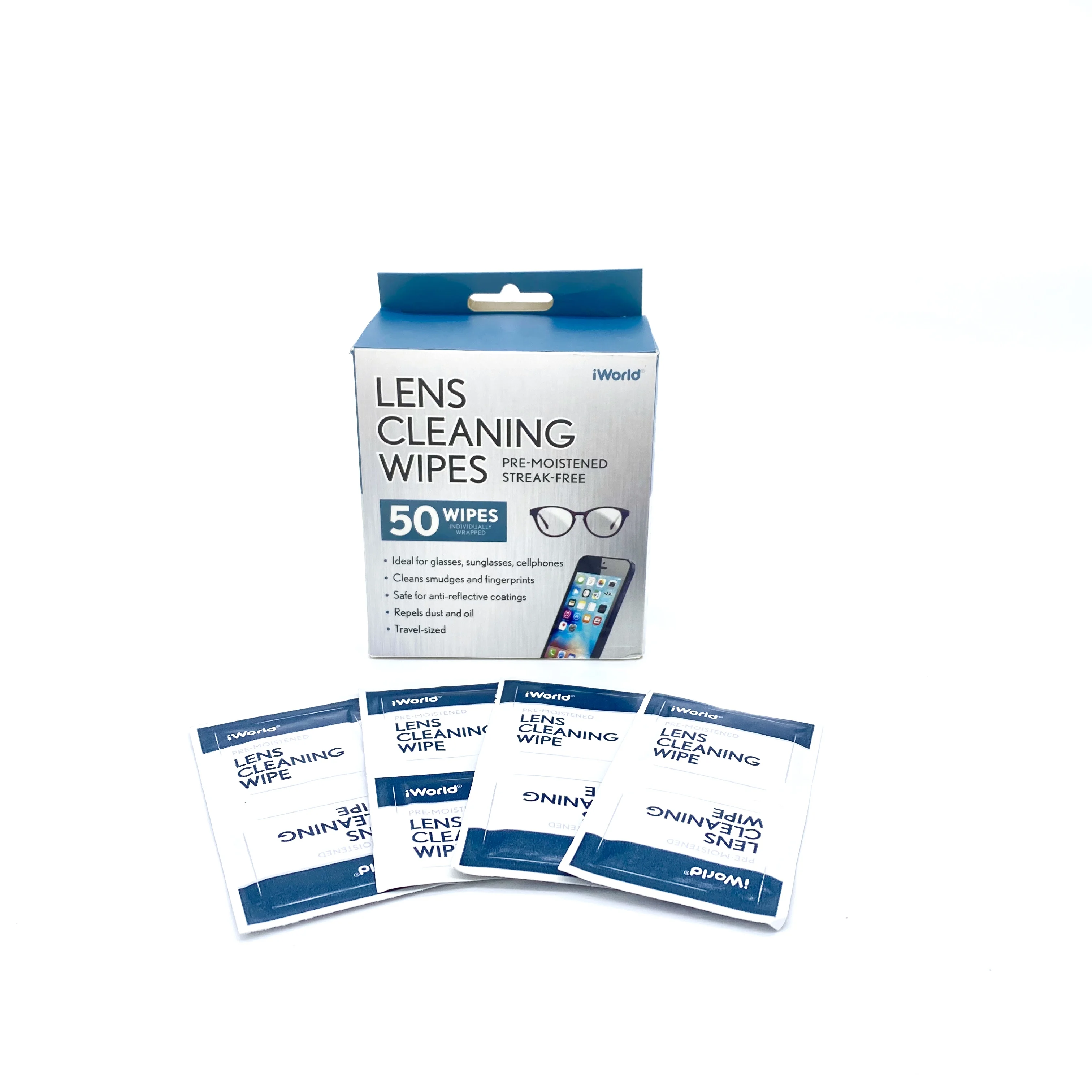 Anti Fog Wipes Manufacturer Wholesale Private Label Single Package Disposable Mini Lens Surface Cleaning Eye Glass