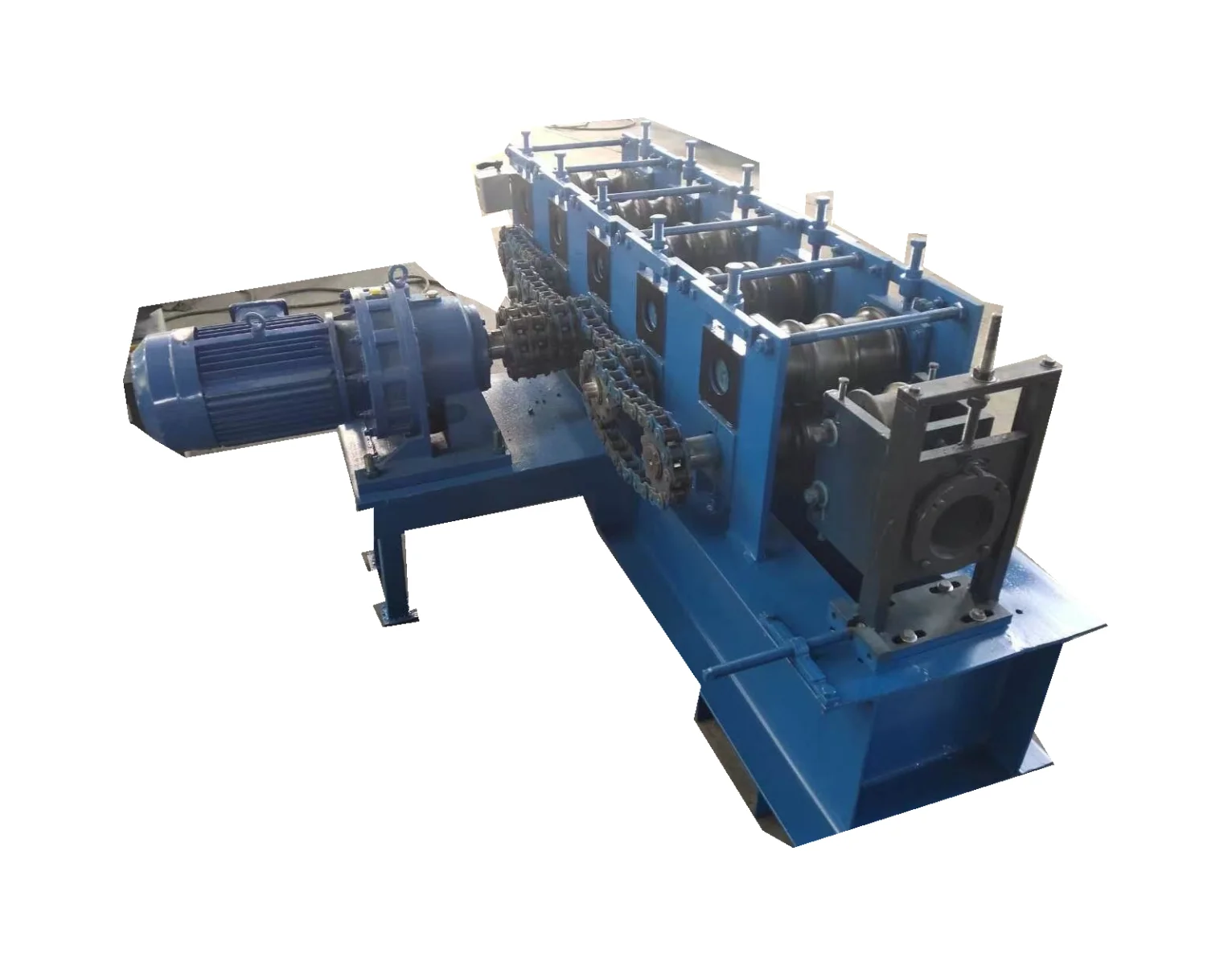 Manufacture High Quality Automatic Single Engine Oval pipe/tube cold roll forming machine