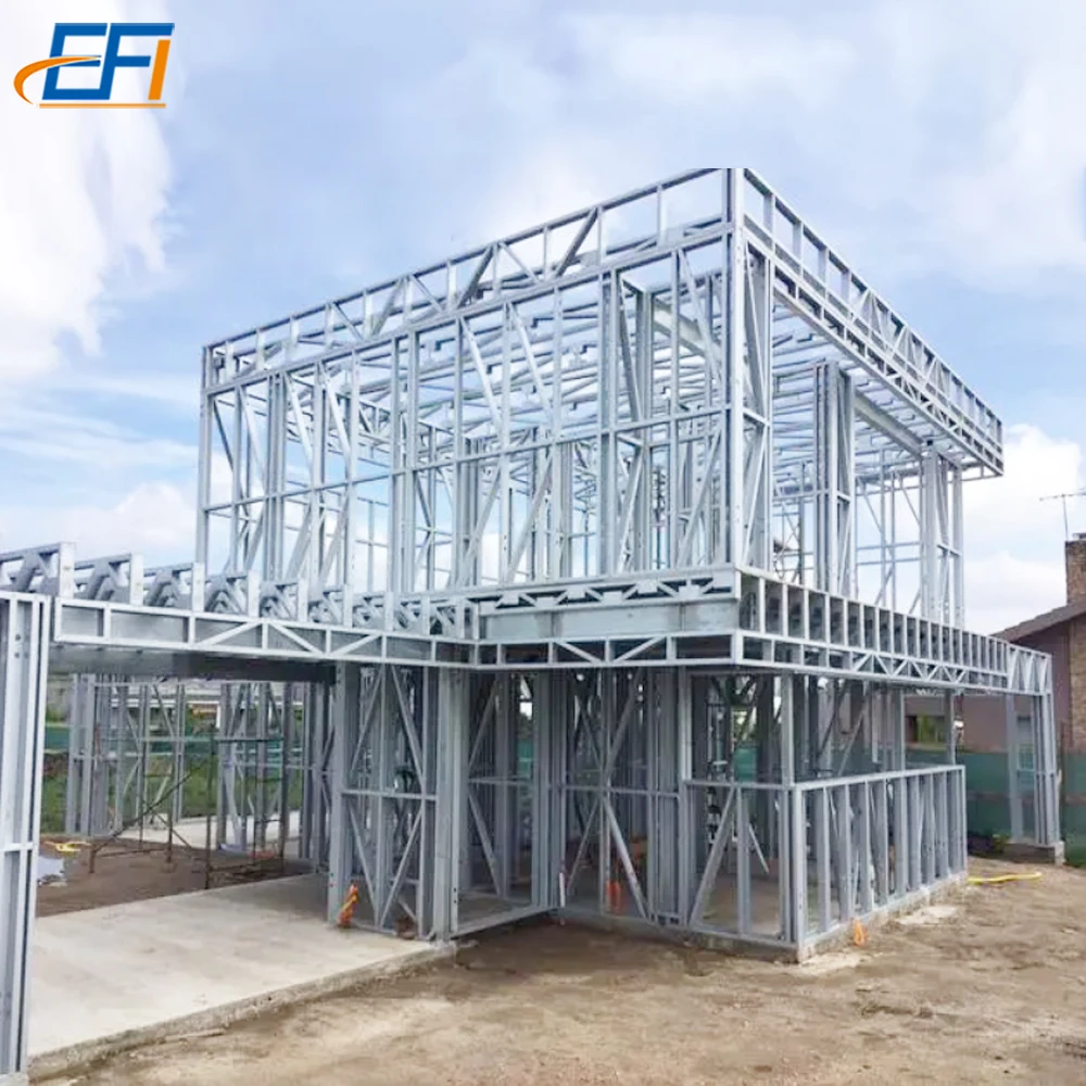 Tiny House with Light Steel Structure Frame Durable Steel Structure Buildings