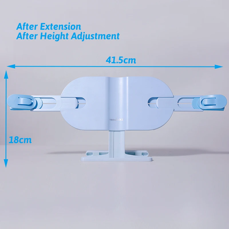 Tenwin 7503 Smart Design Foldable Book Stand Angle Adjustable Eye Protection Reading Rack For Reading Online Studying