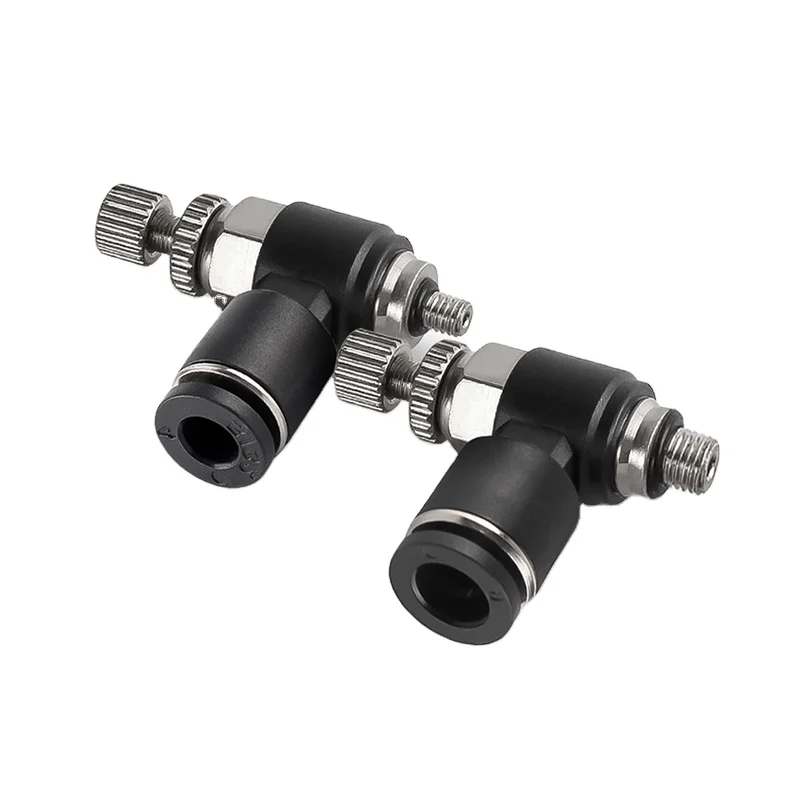 Sl Mini Elbow 90 Degree Tubes Air Line Fitting Pneumatic Quick Connect Pipe Fittings