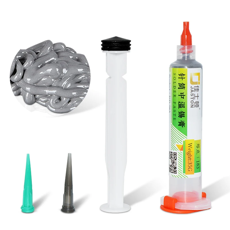 Soldering Tin Paste Mobile phone maintenance chip solder paste BGA SMT LED Lead tin paste Needle barrel with Component welding