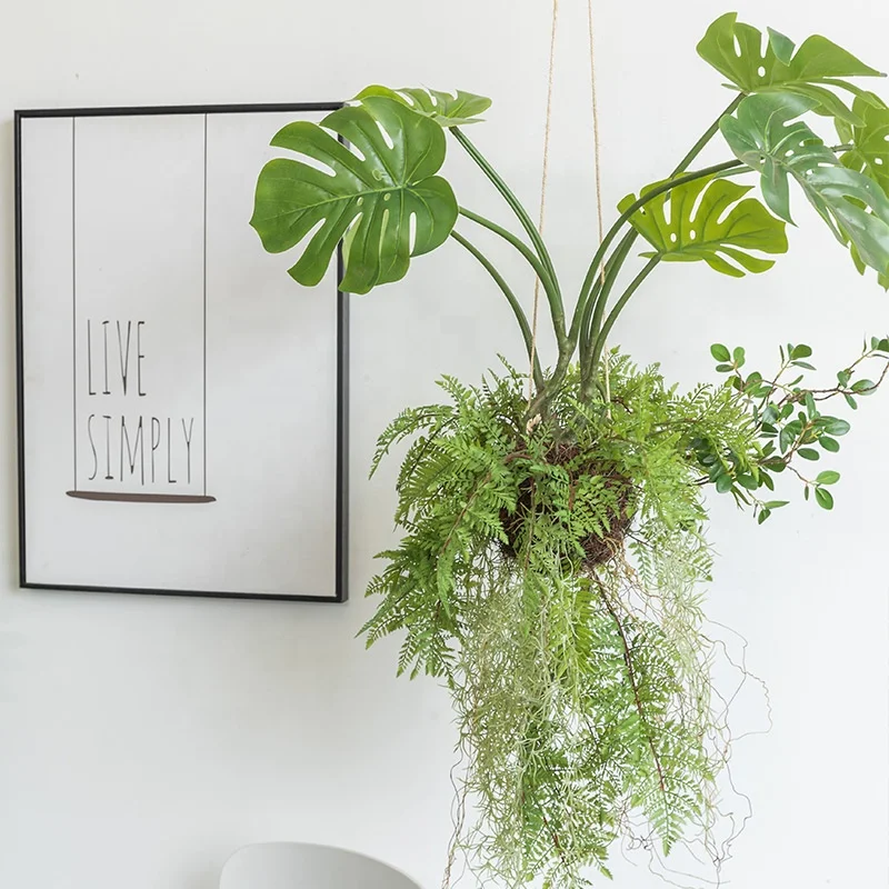 Hot Sell Indoor Outdoor Wall Hanging Artificial Vine Fern Plant Artificial Plants And Flowers