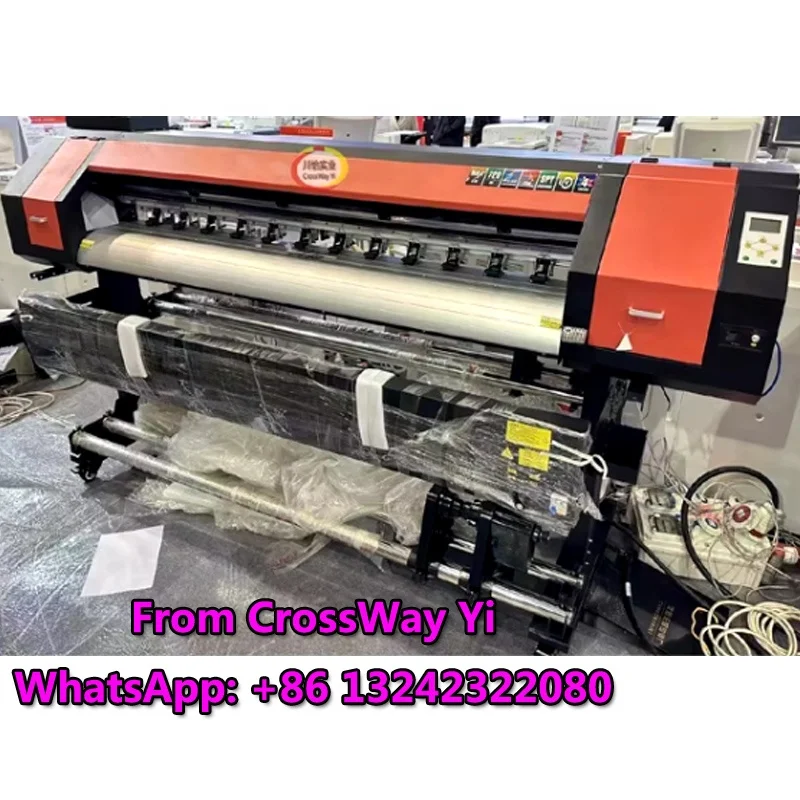 CrossWay Industry Yi CY-1800B 1808 CY-1800-B Large Format Printer 1.8m XP600 Eco Solvent Printing Machine Sublimation Plotter