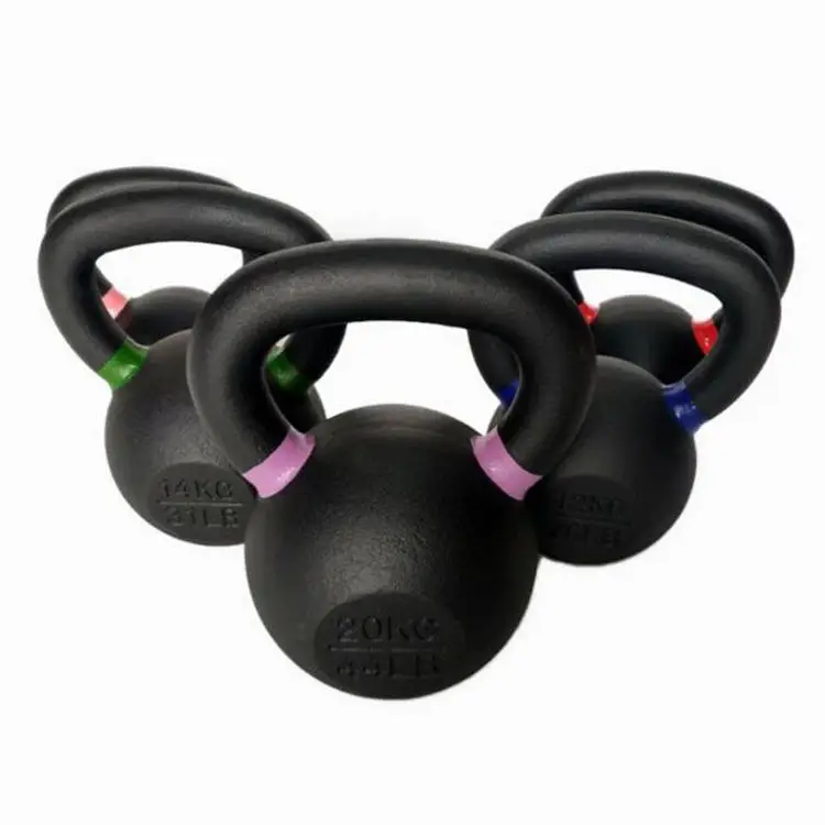 Powder Competition Coated Cast Iron Kettlebell for home training